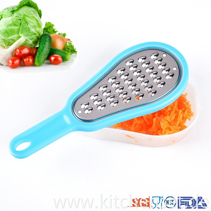 stainless steel food plastic grater with storage